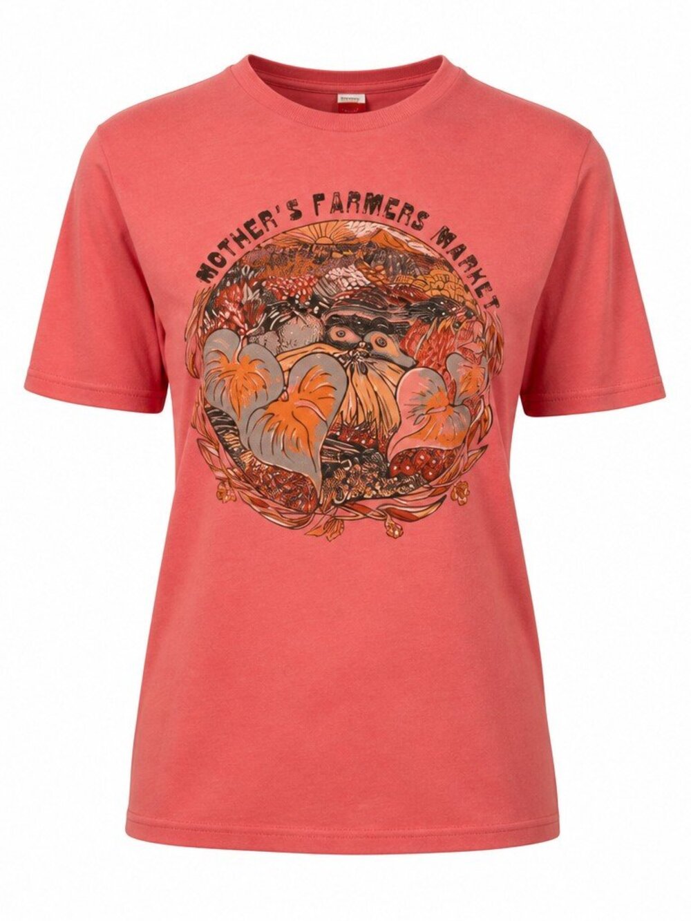 Mother Denim "The Rowdy Farmers Market" Graphic Tee, Size XL, Short sleeve, NWOT
